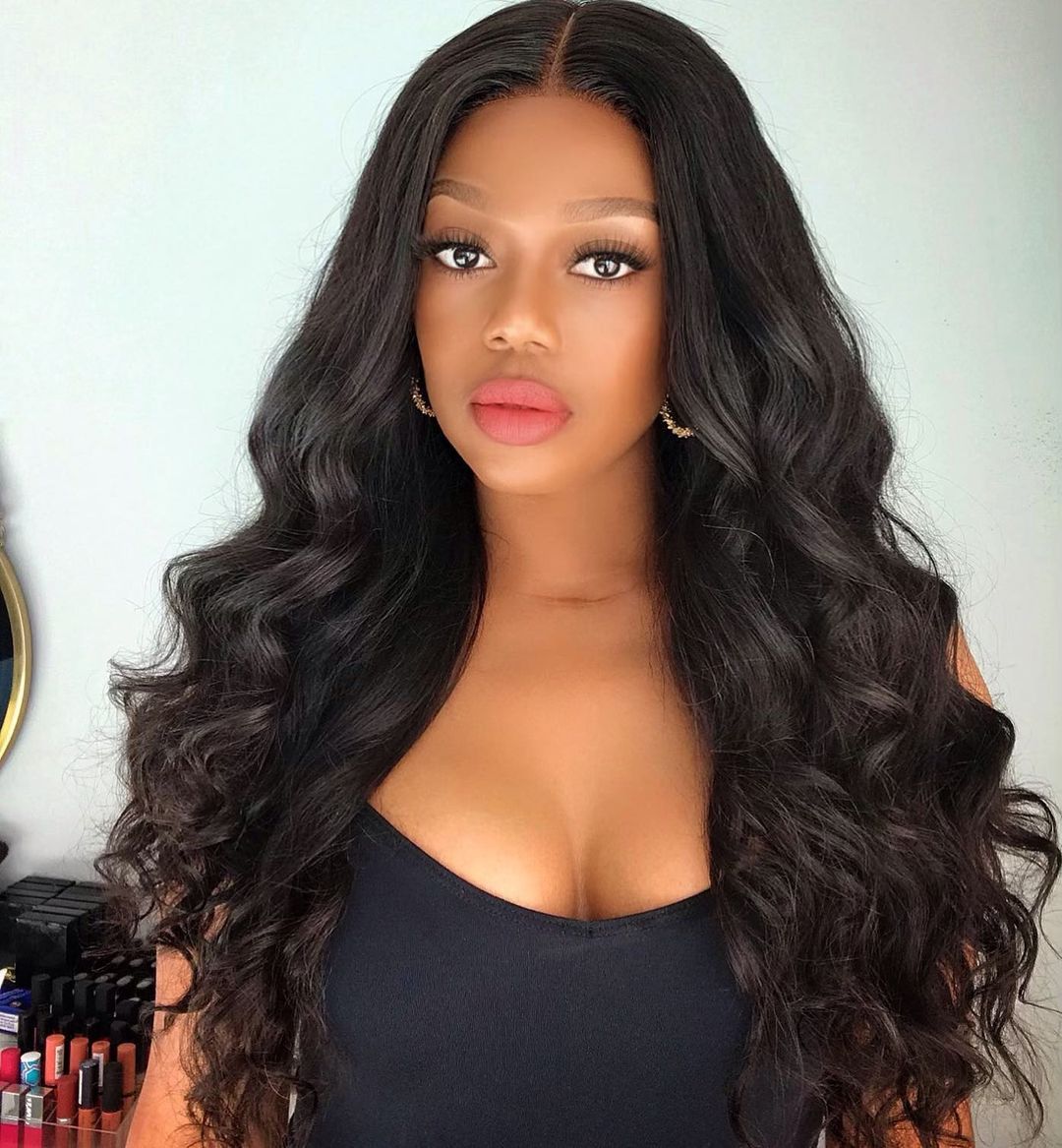 Uglam Clearence 360 Lace Front Big Curl Wig 250% Density